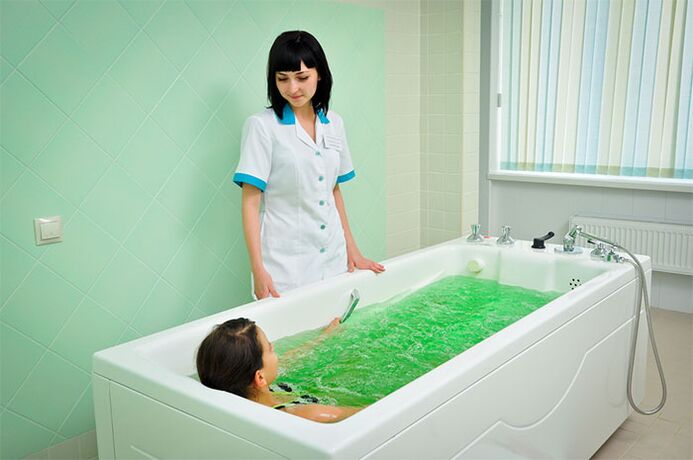 A terápiás fürdő hatékony eljárás az arthrosis kezelésében